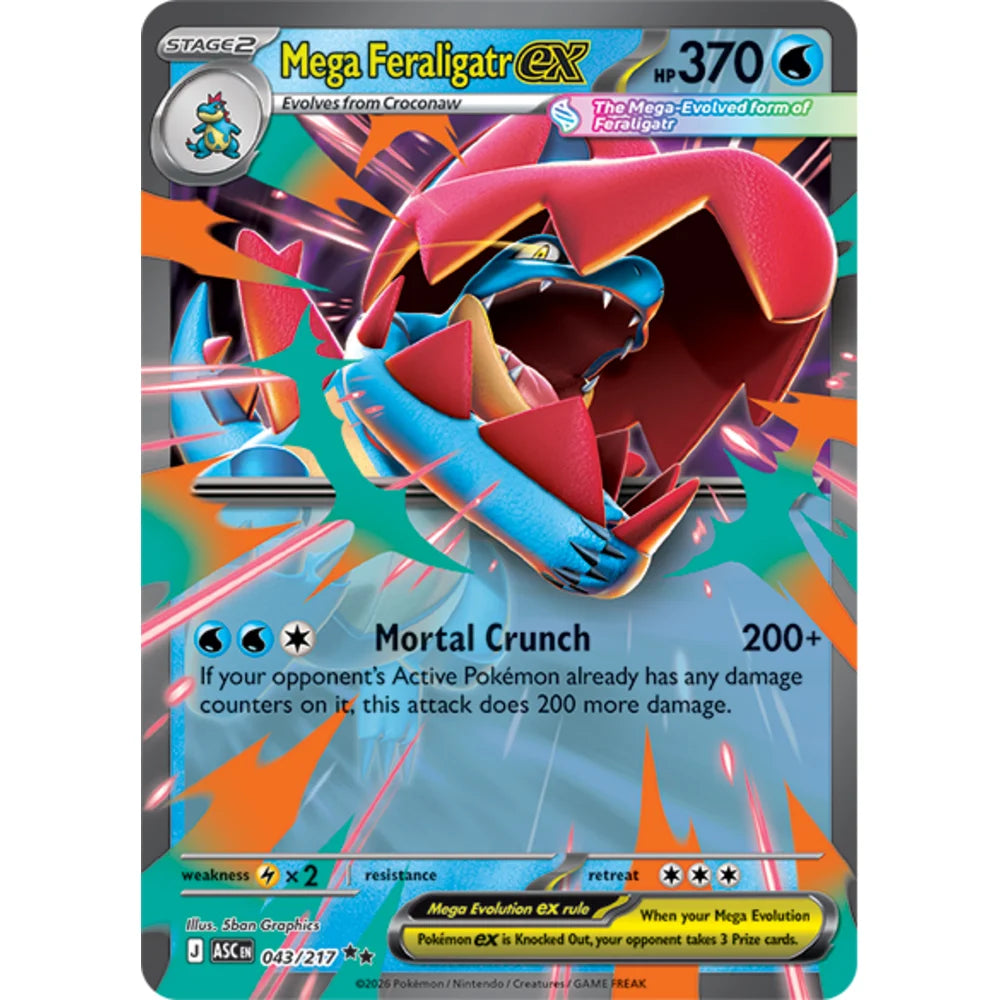 Pokémon TCG: Ascended Heroes – Mega Feraligatr ex Box