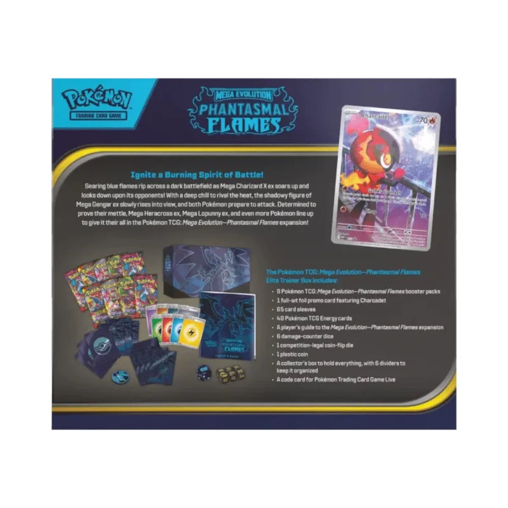 Pokémon Mega Evolution – Phantasmal Flames Elite Trainer Box