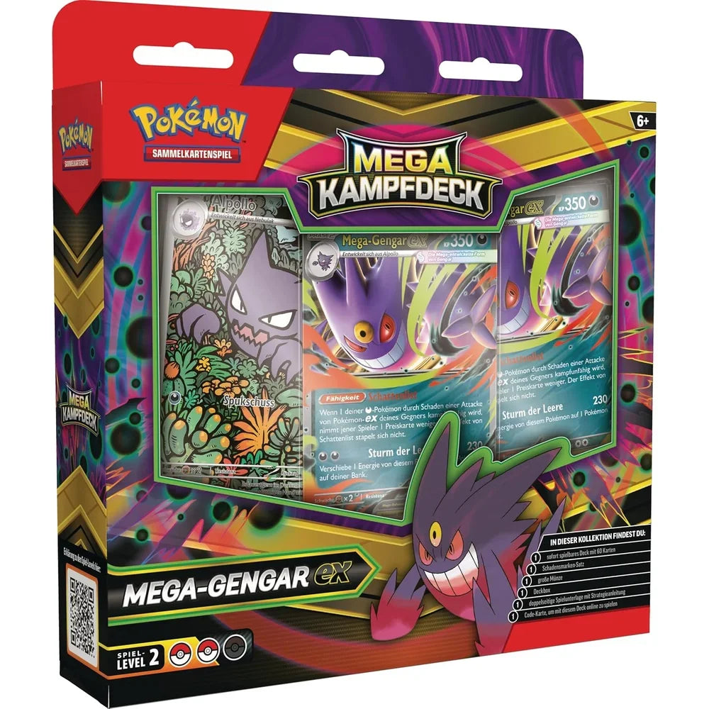 Pokémon TCG – Mega Gengar EX Kampfdeck (Duits)