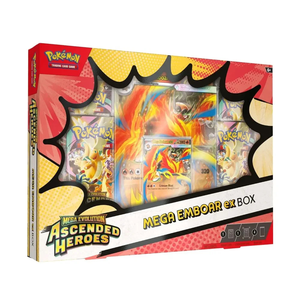 Pokémon TCG: Ascended Heroes – Mega Emboar ex Box
