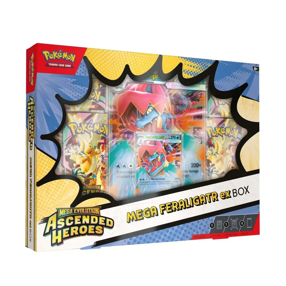 Pokémon TCG: Ascended Heroes – Mega Feraligatr ex Box