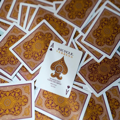 Bicycle Verbena Speelkaarten – Premium Floral Poker Deck