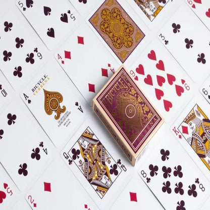 Bicycle Verbena Speelkaarten – Premium Floral Poker Deck