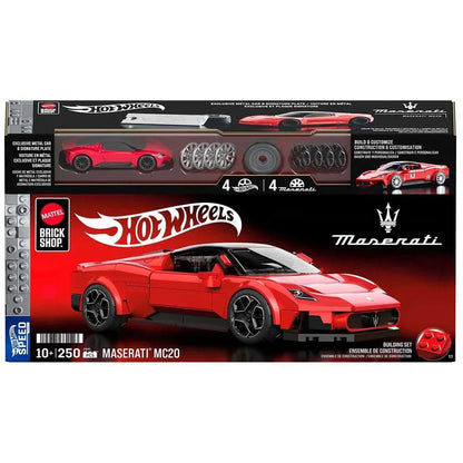Mattel Brick Shop Hot Wheels – Maserati MC20 Bouwset