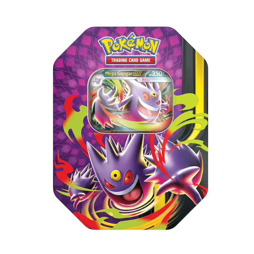 Pokémon TCG: Mega Moonlit ex Tin – Mega Gengar ex