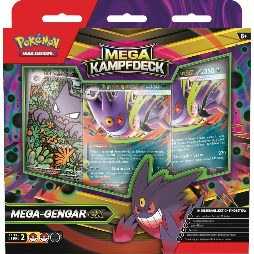 Pokémon TCG – Mega Gengar EX Kampfdeck (Duits)