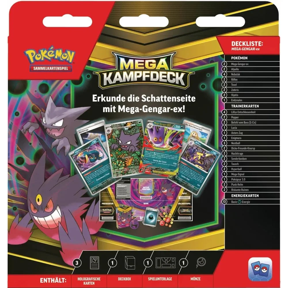 Pokémon TCG – Mega Gengar EX Kampfdeck (Duits)