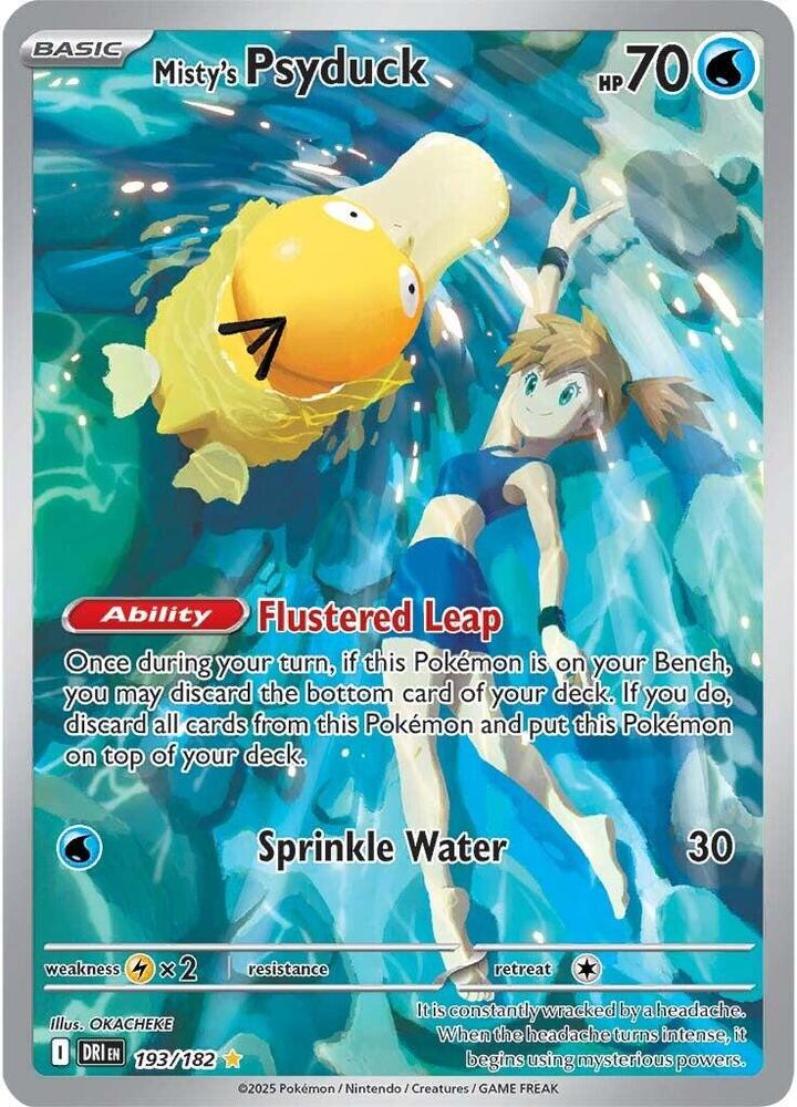Pokémon Misty’s Psyduck – Destined Rivals – #193/182