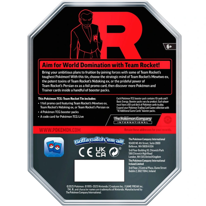 Pokémon Team Rocket EX Tin – Nidoking