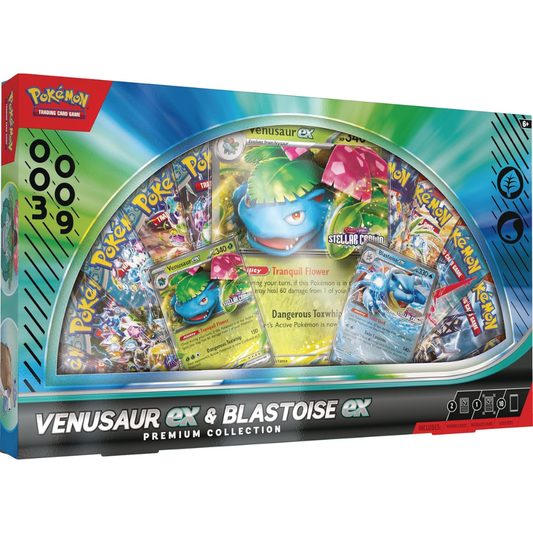 Pokémon TCG: Venusaur EX & Blastoise EX Premium Collection