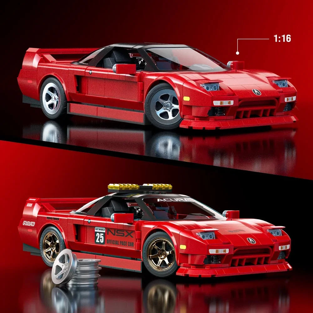 Mattel Brick Shop Hot Wheels – '90 Acura NSX Bouwset