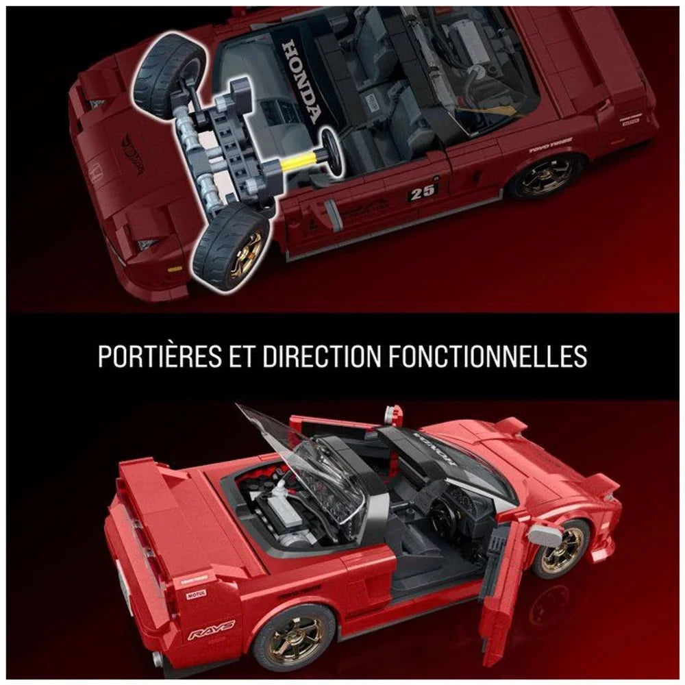 Mattel Brick Shop Hot Wheels – '90 Acura NSX Bouwset