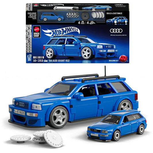 Mattel Brick Shop Hot Wheels – '94 Audi Avant RS2 Bouwset