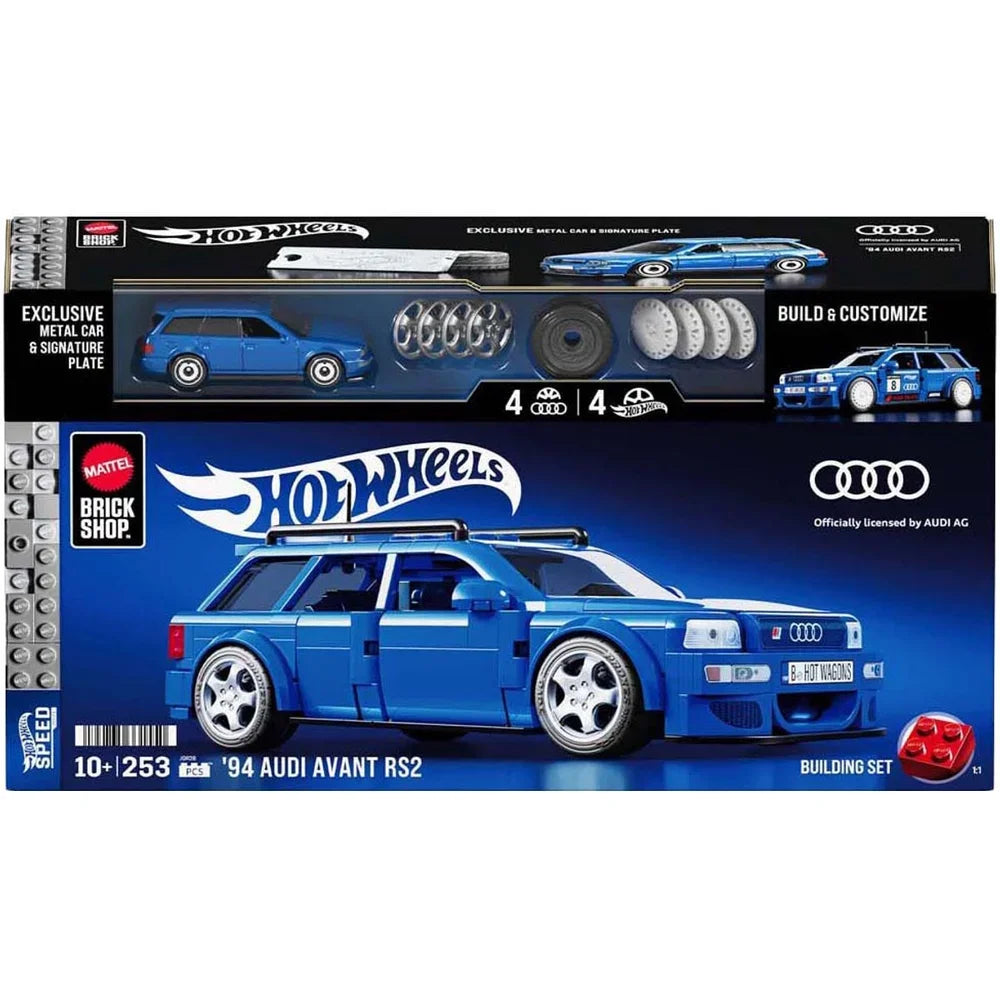 Mattel Brick Shop Hot Wheels – '94 Audi Avant RS2 Bouwset