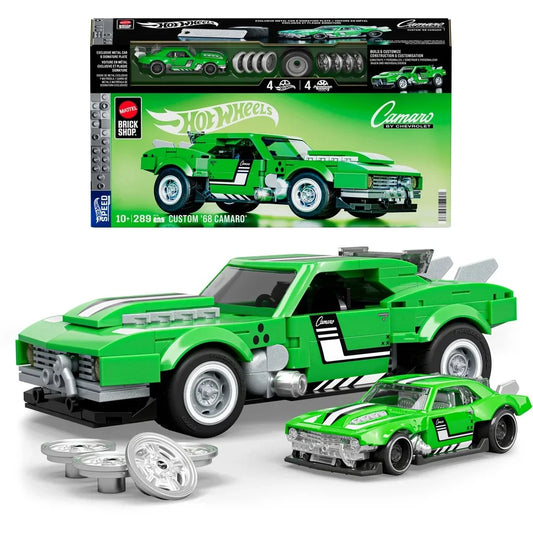 Mattel Brick Shop Hot Wheels – Custom ’68 Camaro Bouwset