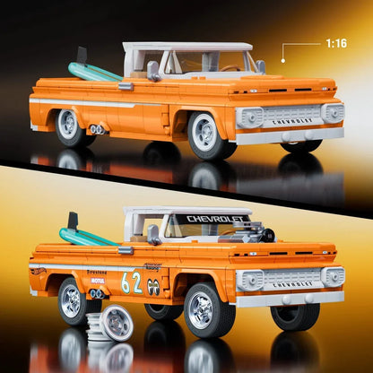 Mattel Brick Shop Hot Wheels – Custom ’62 Chevy Pickup Bouwset