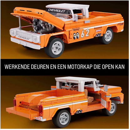 Mattel Brick Shop Hot Wheels – Custom ’62 Chevy Pickup Bouwset