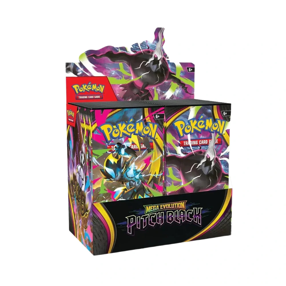 Pokémon Mega Evolution Pitch Black Booster Box – display met 36 boosters